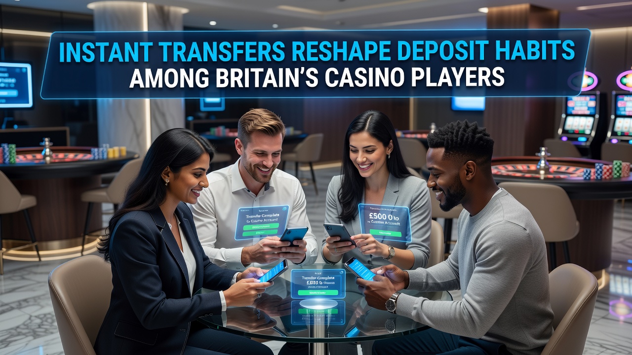 British casino players using mobile apps for instant bank transfers during gameplay sessions
