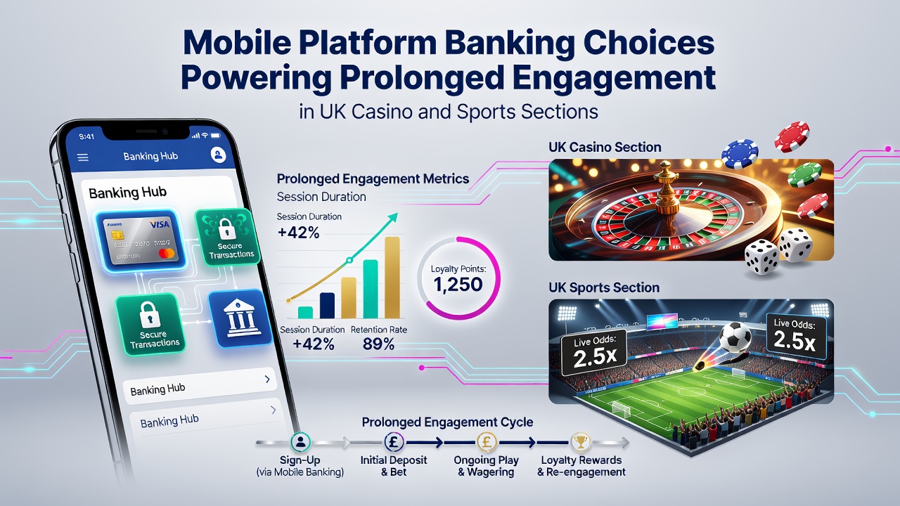 Mobile banking interface showing seamless payment options for UK casino and sports betting apps