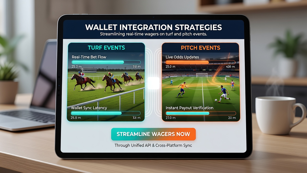 Mobile screen showing wallet balance and live betting options for soccer and horse racing events